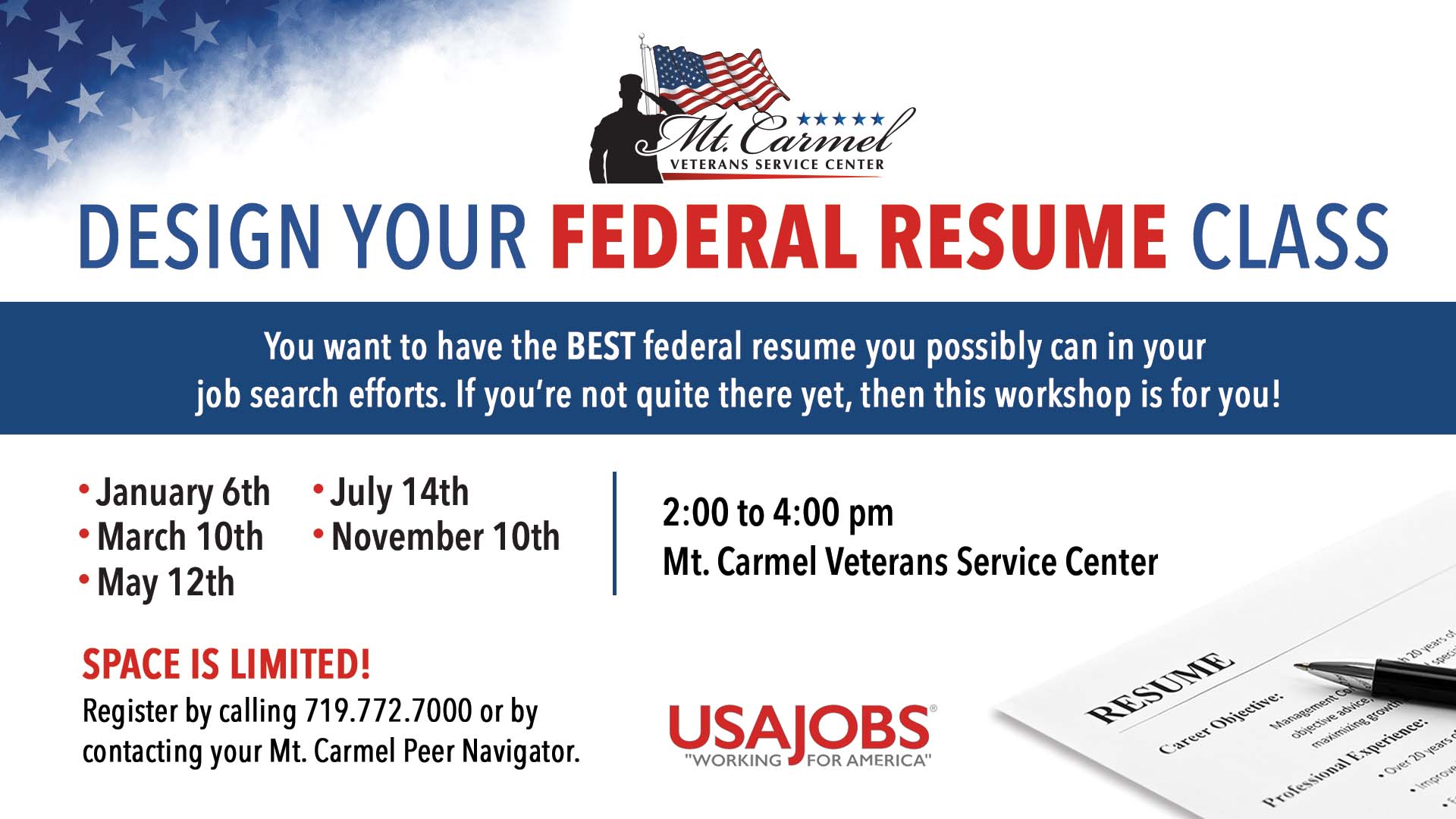 Design Your Federal Resume Class