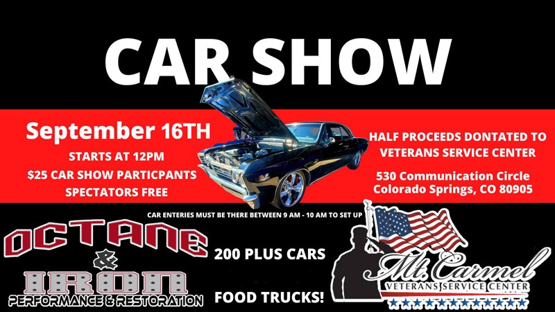 Octane & Iron Car Show at Mt. Carmel