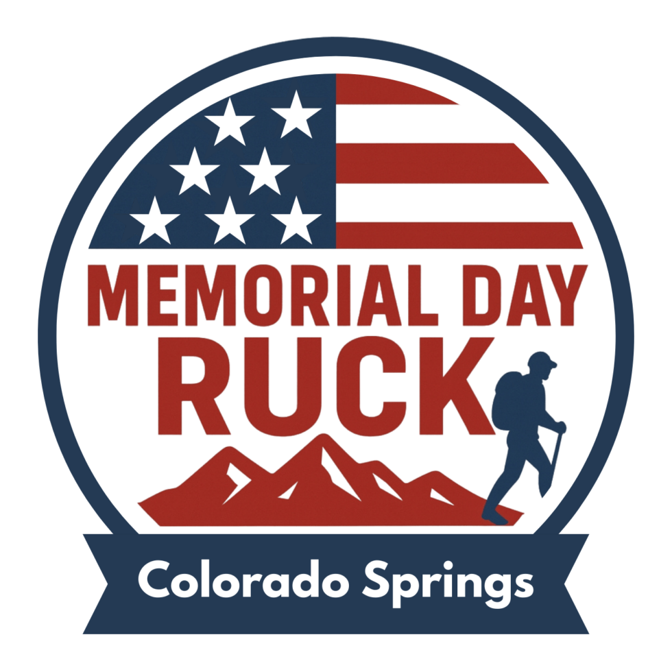 Memorial Day Ruck March badge and logo, a Norwegian Foot March or Ruck March qualifier
